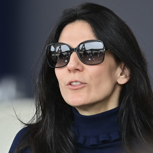 Marie Drucker - Les personnalités assistent au Longines Paris Eiffel Jumping au Champ de Mars, le 26 juin 2021. © JB Autissier / Panoramic / Bestimage