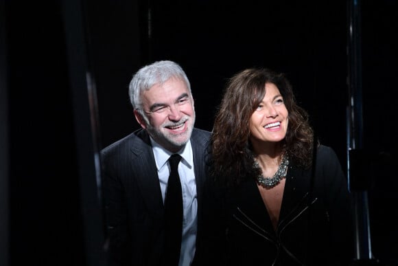 Pascal Praud et sa femme Catherine durant la cérémonie de clôture du 7 ème Festival de cinéma et musique de film de La Baule. 