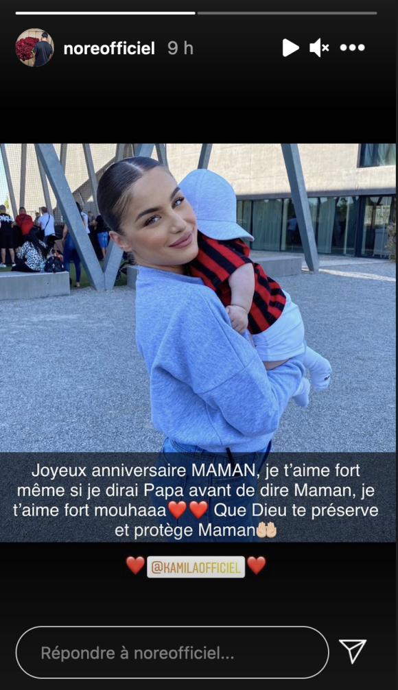 Noré (Secret Story 2017) souhaite un joyeux anniversaire à sa femme Kamila - Instagram