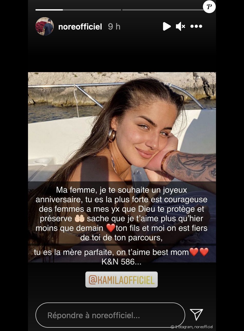 Nore Secret Story 17 Souhaite Un Joyeux Anniversaire A Sa Femme Kamila Instagram Purepeople