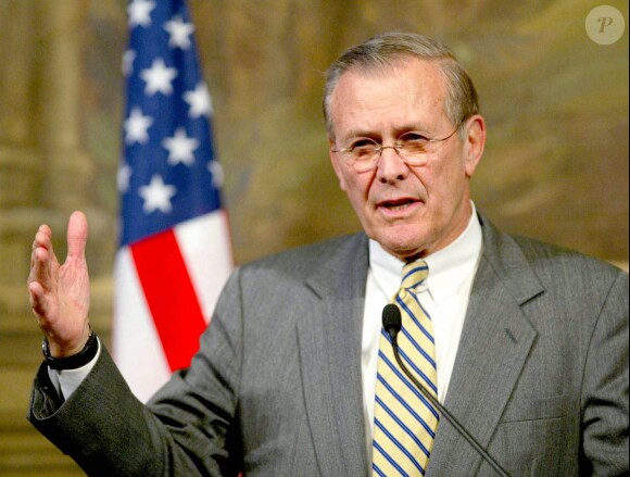 Donald Rumsfeld à Rome.