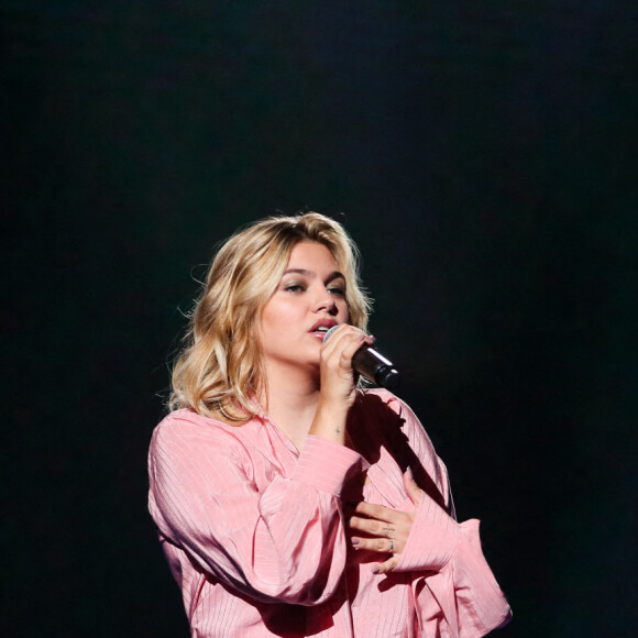 Louane Emera durant "La boite à secrets", le 22 septembre 2020 © Tiziano Da Silva / Bestimage 