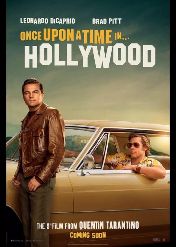 Affiche du film "Once Upon a Time... in Hollywood". Le 20 novembre 2019.