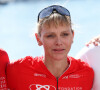 La famille princière de Monaco à l'arrivée de la 3ème édition de la course "The Crossing : Calvi-Monaco Water Bike Challenge". Monaco, le 13 septembre 2020. 