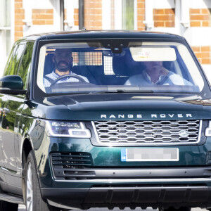 Le prince Harry, duc de Sussex, à son arrivée à Frogmore Cottage. Le 30 juin 2021