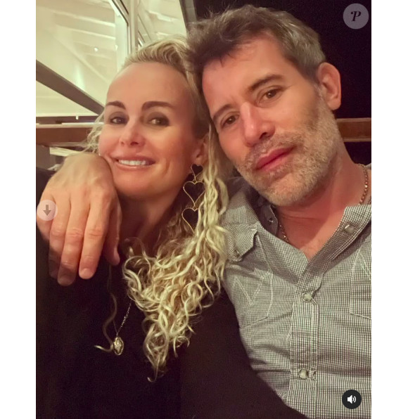 Jalil Lespert et Laeticia Hallyday sur Instagram.