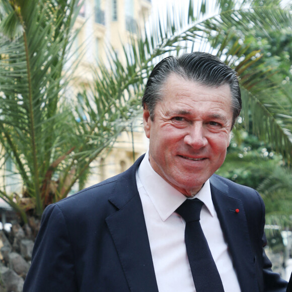 Le Maire de Nice Christian Estrosi à la première du film "Boite Noire" dans le cadre du Festival CINEROMAN au cinéma Pathé Gare du Sud à Nice, France, le 19 juin 2021. © Denis Guignebourg/Bestimage 