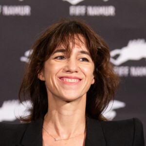 Charlotte Gainsbourg lors du photocall de " Mon chien stupide " pour la 34e édition du FIFF - Festival International du Film Francophone de Namur. Belgique, Namur, le 1er octobre 2019. 