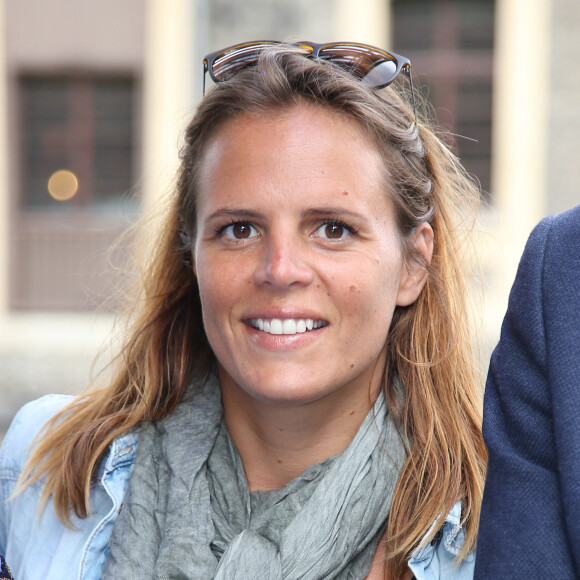 Exclusif - Laure Manaudou - 2ème édition de l'Open Swin Stars "Paris à la nage" au bassin de la Villette à Paris. Le 2 juillet 2016 © Marc Ausset-Lacroix / Bestimage