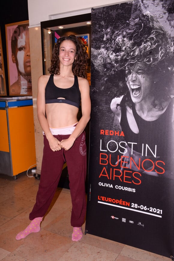 Exclusif - Olivia Courbis, la fille de Rolland Courbis lors de la première du spectacle Lost in Buenos Aires à l'Européen à Paris le 28 juin 2021. © Rachid Bellak / Bestimage