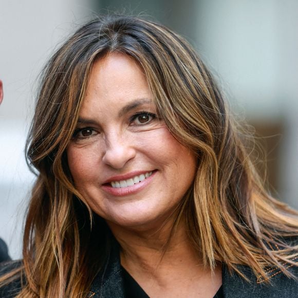 Mariska Hargitay sur le tournage de la série "New York Unité Spéciale : Crimes Organisés" dans le quartier de Manhattan à New York City, Etats-Unis