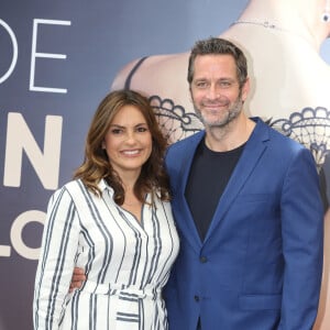 Mariska Hargitay et son mari Peter Hermann pour la série "New York Police Judiciaire" lors du 58ème festival de Télévision de Monte-carlo à Monaco le 17 juin 2018. 