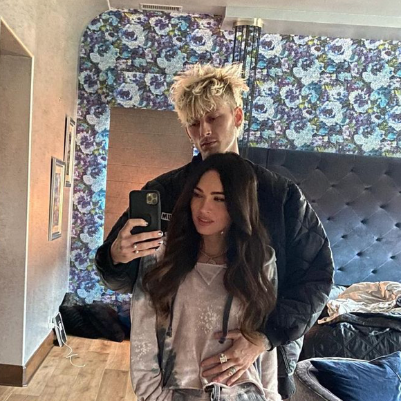 Megan Fox et Machine Gun Kelly en février 2021.