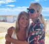 Laeticia Hallyday et sa mère Françoise Thibaut en vacances dans le sud de la France, à Palavas-les-Flots, le 7 juillet 2021 sur Instagram.