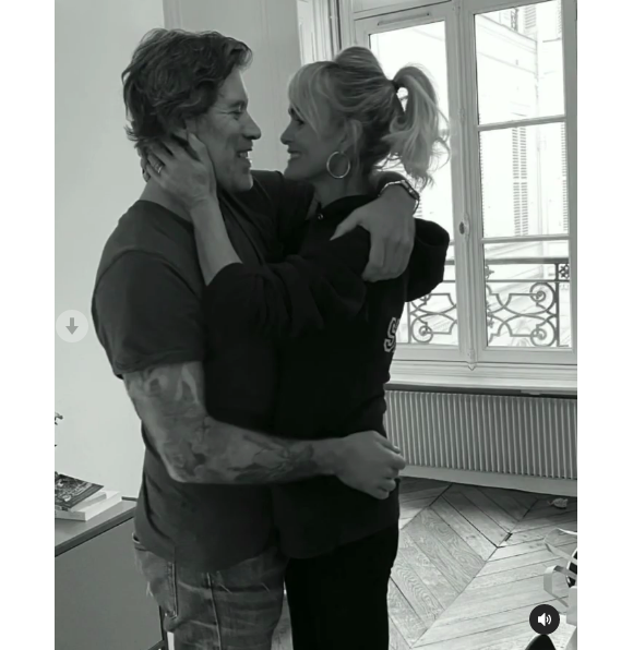 Jalil Lespert et Laeticia Hallyday sur Instagram.