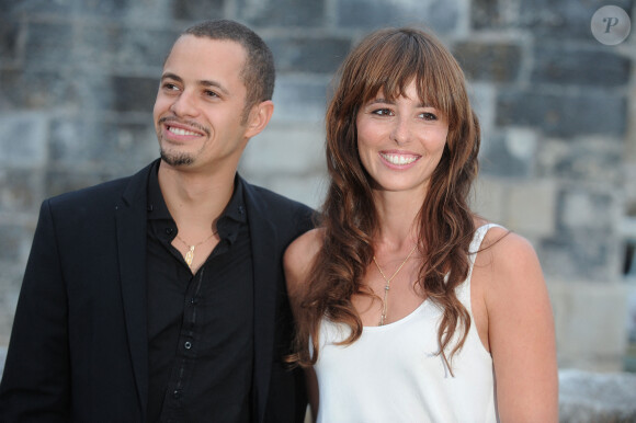 Julie Boulanger et Ambroise Michel posent pour la serie ' Cut ' pendant Le 15e Festival De La Fiction Tv de La Rochelle le 13 septembre 2013.
