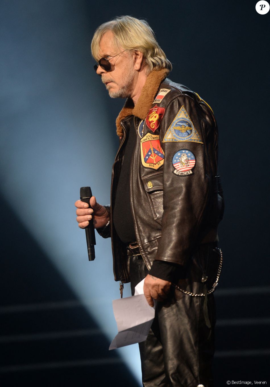 Le chanteur Renaud (Renaud Séchan) (Prix spécial de la Sacem) - Grand Prix Sacem 2018 à la salle Pleyel à Paris présenté par V. Dedienne, le 10 décembre 2018. © Veeren/Bestimage