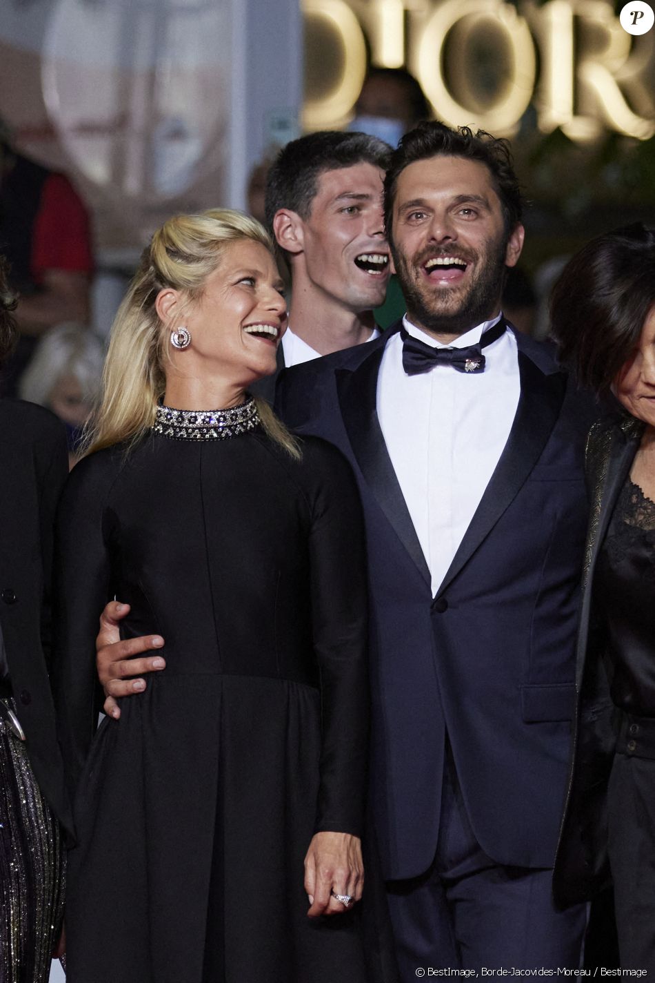 Marina Foïs, Pio Marmaï - Montée des marches du film " La fracture " lors du 74ème Festival International du Film de Cannes. Le 9 juillet 2021 © Borde-Jacovides-Moreau / Bestimage