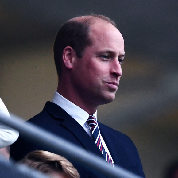 Le prince William, duc de Cambridge, et Kate Middleton, duchesse de Cambridge, dans les tribunes lors de la finale de l'Euro "Angleterre - Italie (1-1 / tab 2-3)" au Stade de Wembley à Londres.