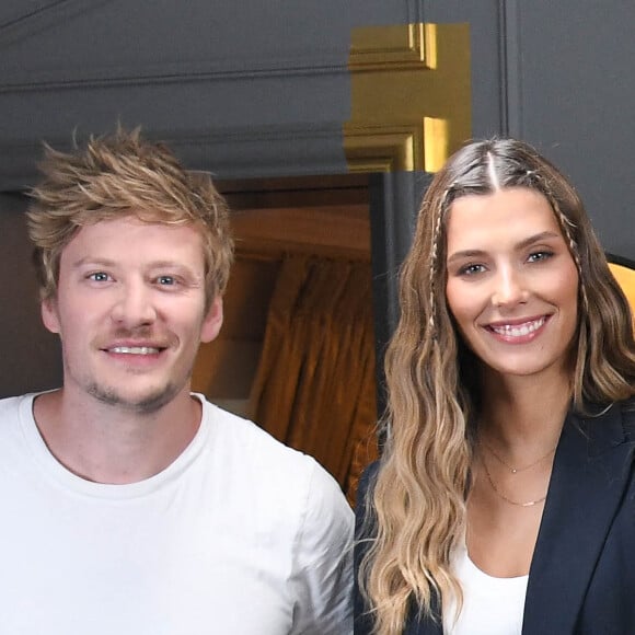 Gérémy Credeville et Camille Cerf à la soirée "Football Palace" à l'Hôtel Barrière Le Fouquet's Paris pour BarrièreBet. Le 23 juin 2021 © Coadic Guirec / Bestimage