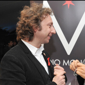 Stephane Bern et la Princesse Stephanie de Monaco - La princesse Stéphanie, presidente de Fight Aids Monaco, anime chaque mois une emission de radio sur l'antenne de Radio Monaco dedie a la lutte contre le SIDA. Ici en 2010