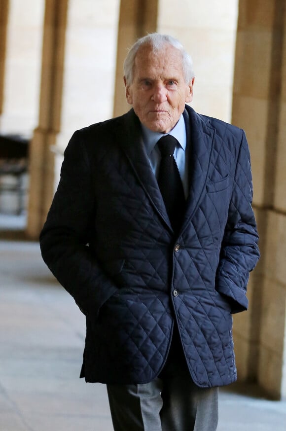 Exclusif - L'académicien Français de 90 ans Jean d'Ormesson est de passage à Bordeaux le 16 Fevrier 2016. © Patrick Bernard/ Bestimage