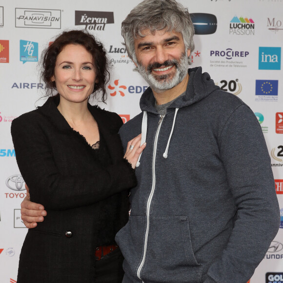 François Vincentelli et Elsa Lunghini pour "Parole contre parole" - 20e anniversaire du Festival des Créations Télévisuelles de Luchon, le 10 février 2018. © Patrick Bernard/Bestimage