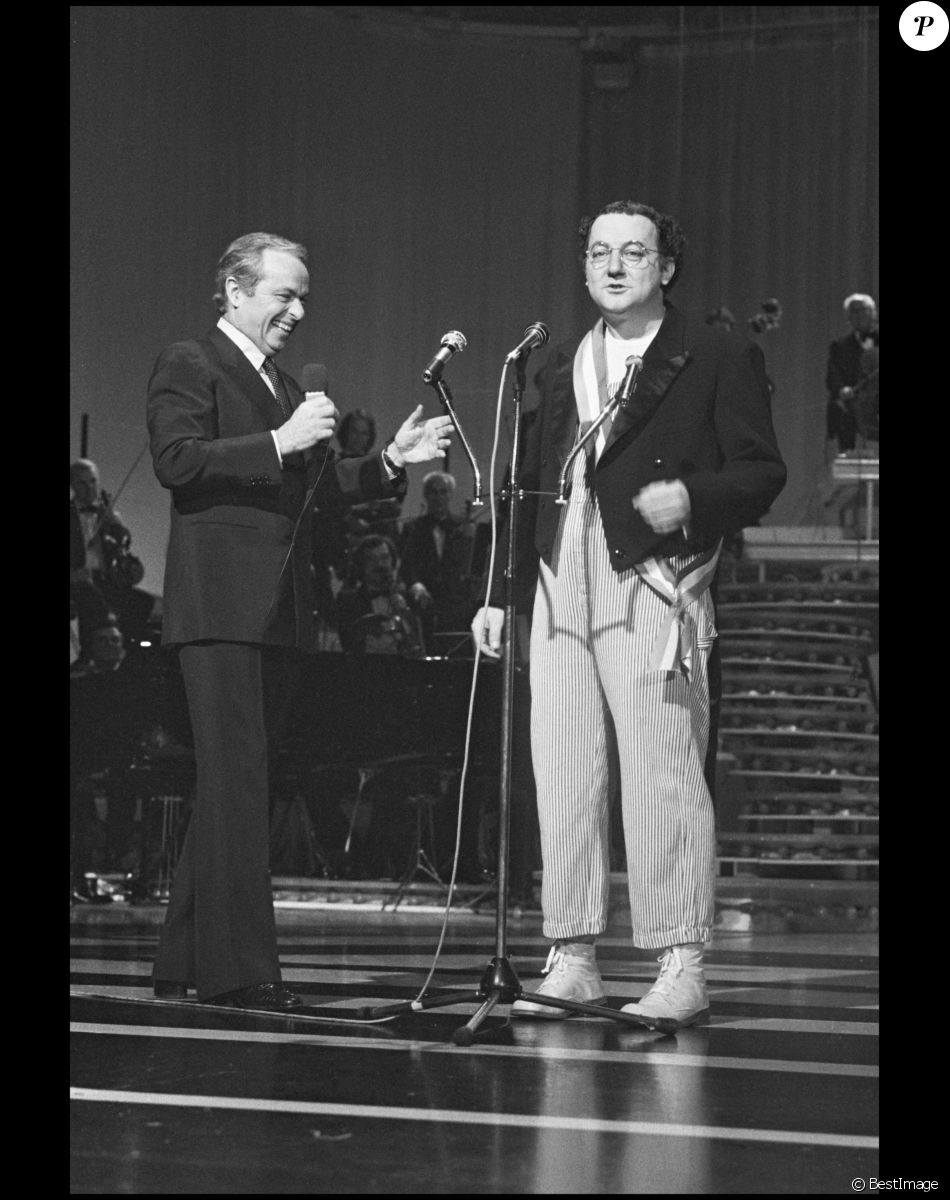 Coluche et Guy Lux - Archives