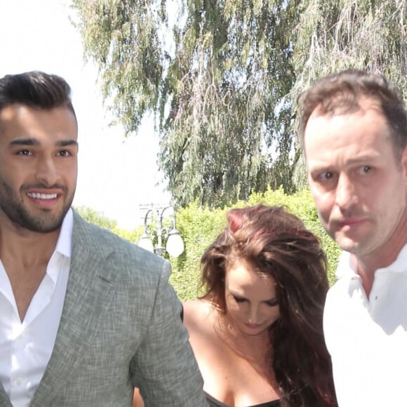 Britney Spears et son compagnon Sam Asghari sur le tapis rouge "The Daytime Beauty Awards" à Los Angeles. Le 20 septembre 2019.