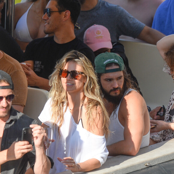 Exclusif - Heidi Klum et son mari Tom Kaulitz à Capri, le 5 août 2019 à Capri, en Italie.