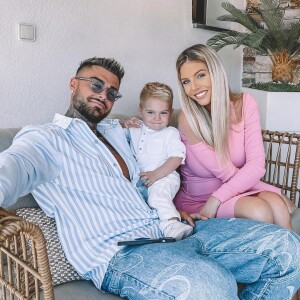 Thibault Garcia, Jessica Thivenin et leur fils Maylone