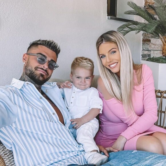 Thibault Garcia, Jessica Thivenin et leur fils Maylone