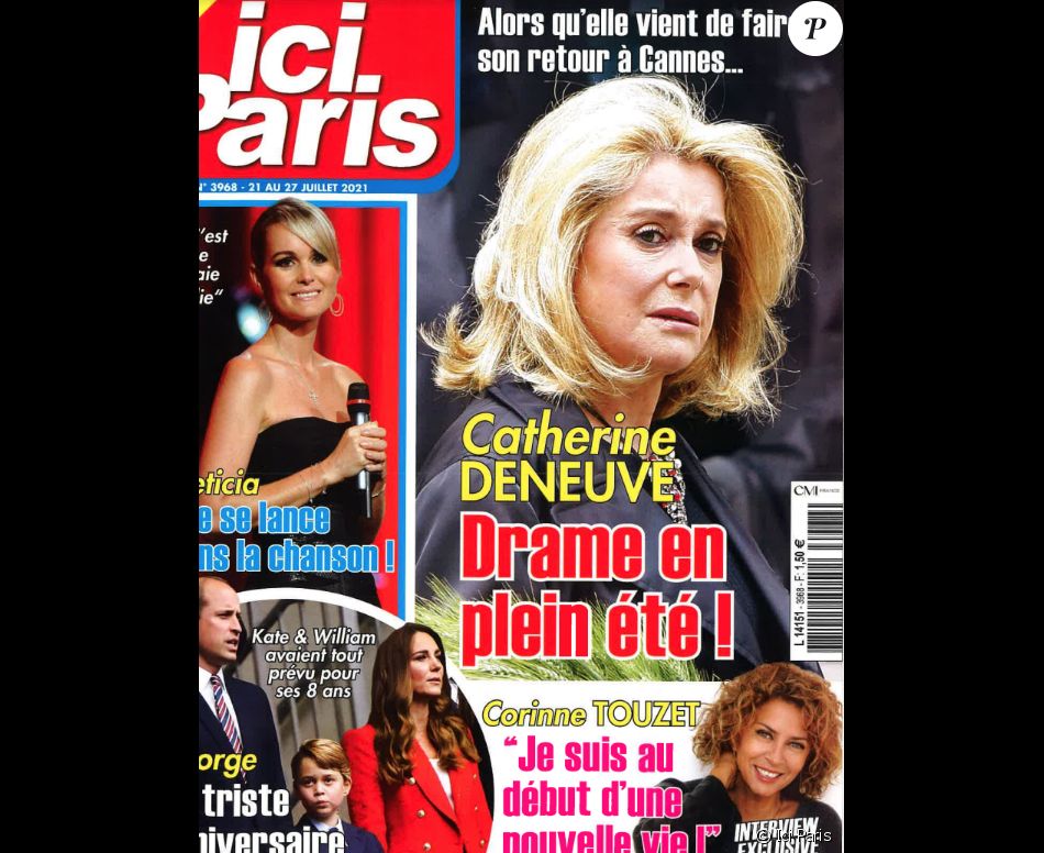 Une de "Ici Paris" en date du 21 juillet 2021.