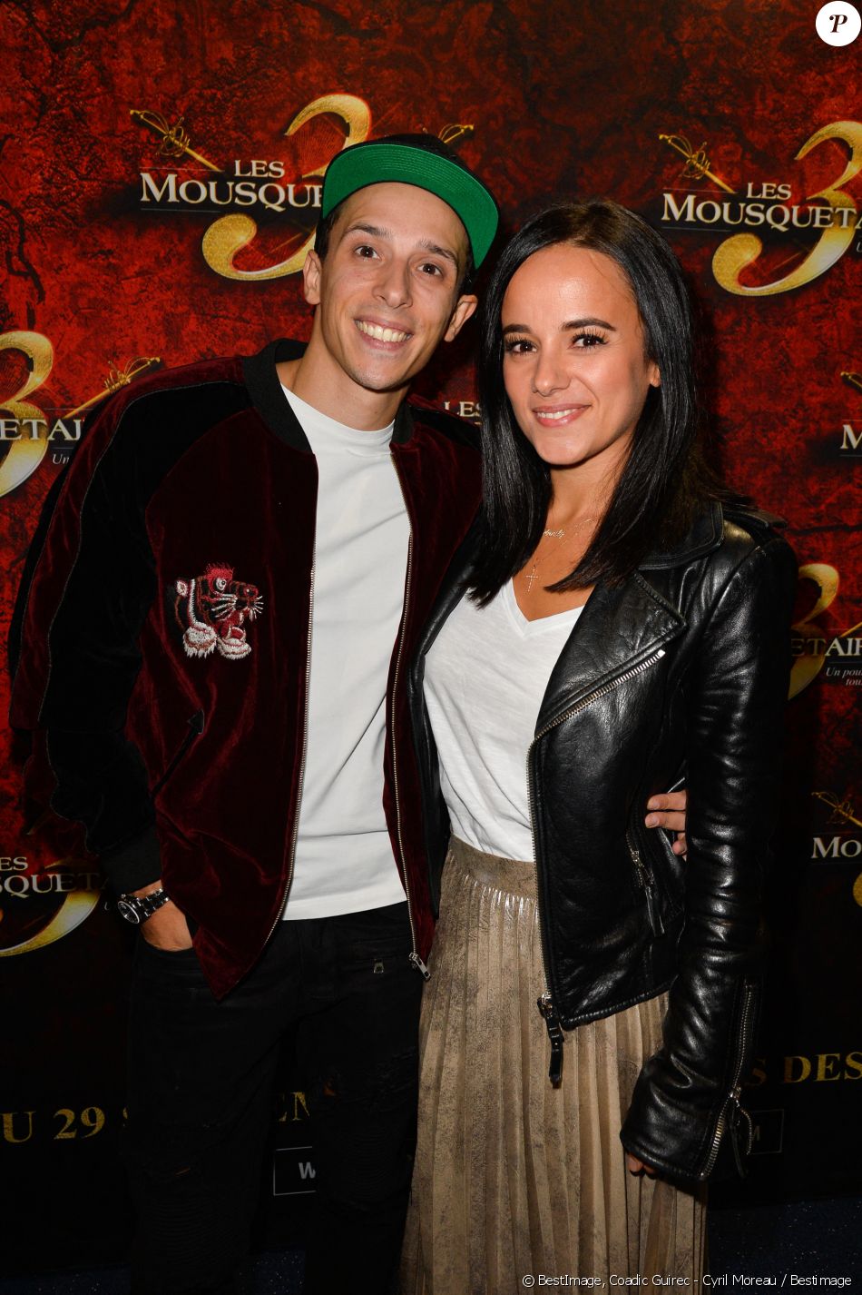Exclusif - Alizée et son mari Grégoire Lyonnet à la générale de la comédie musicale "Les 3 Mousquetaires" au Palais des Sports à Paris le 7 octobre 2016. © Coadic Guirec - Cyril Moreau / Bestimage