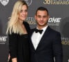 Samir Ait Said et sa compagne Sandy - Soirée des Sportel Awards au Grimaldi Forum à Monaco. © Bruno Bebert/Bestimage