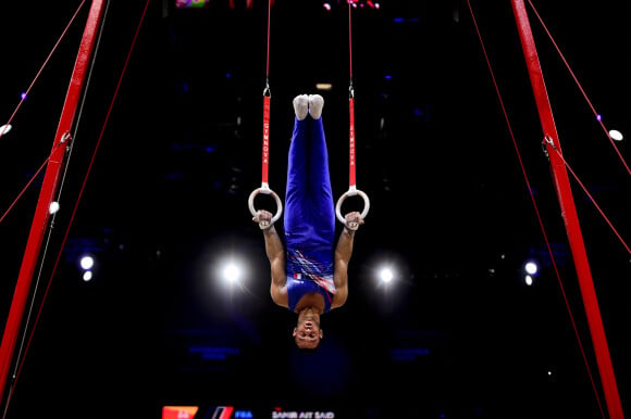 Samir Ait Said (Fra), Anneaux, lors des internationaux de France de Gymnastique à l'AccorHotels Arena à Paris, France, le 15 septembre 2019. © Jean-Baptiste Autissier/Panoramic/Bestimage