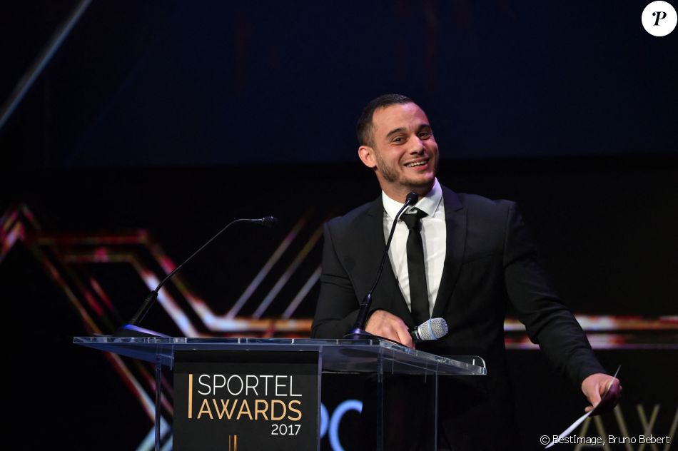Samir Aït Saïd - Soirée de la 28ème cérémonie des Sportel Awards au Grimaldi Forum à Monaco, le 24 octobre 2017. © Bruno Bebert/Bestimage