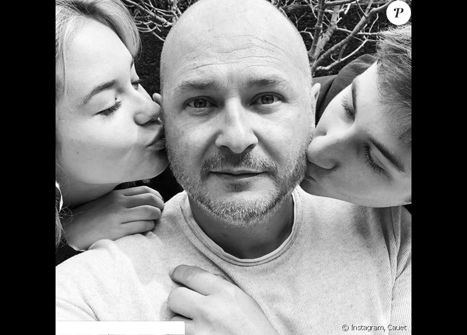Cauet complice avec ses enfants Ivana et Valmont - Instagram