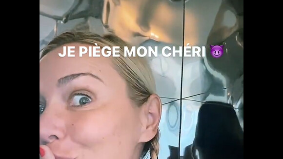 Nathalie piège son compagnon, Cauet, sur Instagram le 22 juillet 2021.