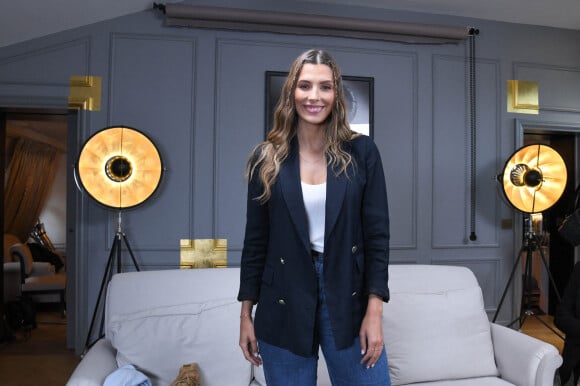 Camille Cerf à la soirée "Football Palace" à l'Hôtel Barrière Le Fouquet's Paris pour BarrièreBet. Le 23 juin 2021 © Coadic Guirec / Bestimage