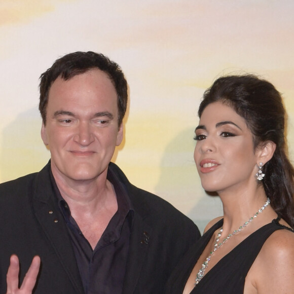 Quentin Tarantino et sa femme Daniella Pick - Première du film "Once Upon A Time in Hollywood" à Rome. Le 2 août 2019.