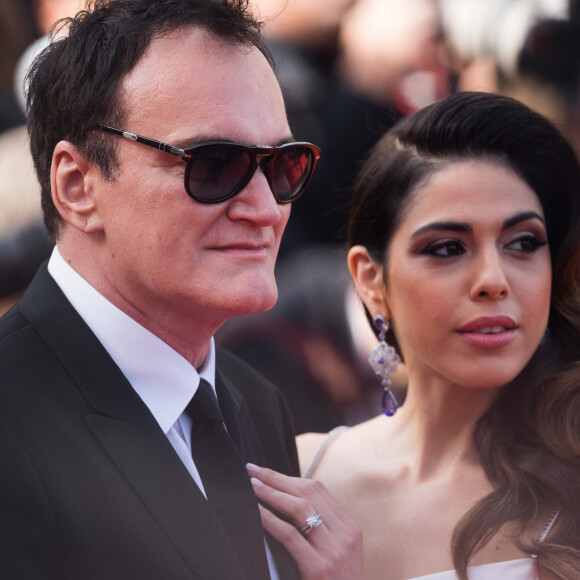 Quentin Tarantino et sa femme Daniella Pick - Montée des marches du film "Once upon a time... in Hollywood" lors du 72e Festival de Cannes. Le 21 mai 2019. © Tiziano Da Silva / Bestimage