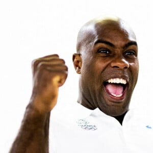 Teddy Riner lors de la présentation de l'équipe de France de Judo à Paris, France, le 22 juin 2021. © Jean-Baptiste Autissier/Panoramic/Bestimage