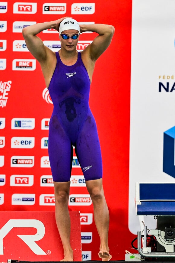 Marie Wattel (fra) - 100m Papillon Dames - Championnats de France de natation à Chartres le 15 juin 2021. © JB autissier / Panoramic / Bestimage