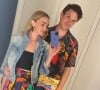 Brianne Howey et Matt Ziering sur Instagram. Le 8 mai 2021.