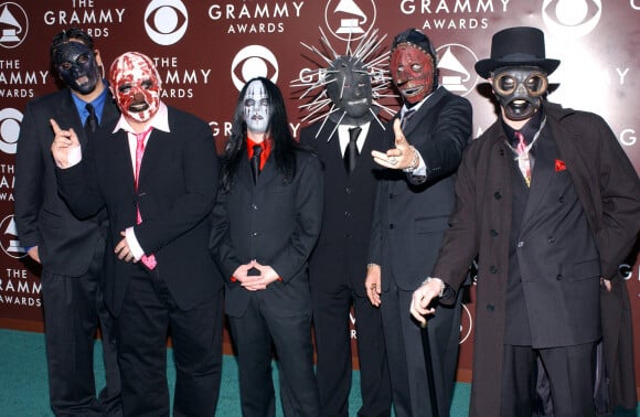 Le groupe Slipknot aux 47e Grammy Awards, en 2005.