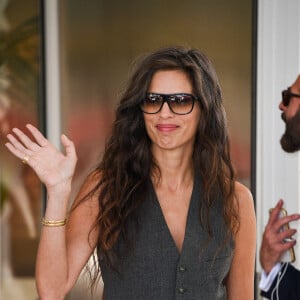 Maiwenn à la sortie de l'hôtel "Martinez" lors du 74ème Festival International du Film de Cannes, le 14 juillet 2021