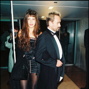 Archives- Luc Besson et Maïwenn lors des Césars en 1995.