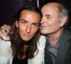 Jean-François Stévenin et sa fille Salomé - Avant-première du film "Jeunesse" au cinéma L'Arlequin à Paris. Le 6 septembre 2016.