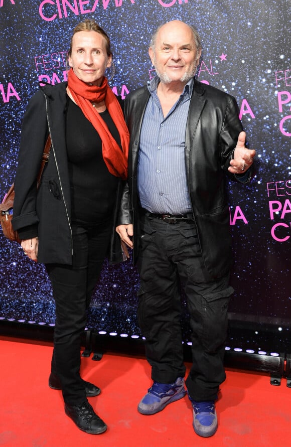 Jean-Francois Stévenin et sa femme - Première du film "La Vénus à la fourrure" à l'occasion de l'ouverture du Festival Paris Cinéma à Paris. Le 27 juin 2013.